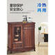 OUOETY solid wood tea bar machine European sideboard household European tea bar machine household European high-end living room integrated cabinet with disinfection 9902 European ice warm