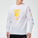 Nike (Nike) Sweat-shirt masculin automne, hiver et hiver Nouveau entraînement de remise en forme sportif polyvalent à la mode.
