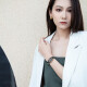 安普里奥·阿玛尼（Emporio Armani）女士石英腕表满天星欧美时尚女表 生日礼物送女友老婆 方盘小绿表AR11149
