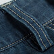 
JEEP SPIRIT Jeep Casual Denim Shorts Men Loose Multi-Pocket Straight Working Shorts Summer Men's Cropped Pants 753 753 Light Blue Size 31 Size 2 Foot 3