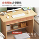 60/70/80 Wide Ordinkt Desktop Bureau de chambre Bureau de chambre à coucher étroite 1592a modèle avec tiroirs blanc chaud 60 modèle avec tiroirs en caoutchouc Couleur 80 table