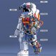Jiaqi Technology (JAKI) Baustein Assembly Dawn Space Astronaut Model Kinderspielzeug Jungen Geburtstag Chinesisches Valentinstag Geschenk