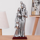 
Shantoulin Village is suitable for pregnancy gifts for family of four ornaments for the 10th anniversary of the wedding anniversary to send wife to newlyweds 15935 silver lettering boy family of three