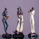 Jizhao TV Cabinet Entrance Decoration Living Room Decoration Office Home Retro American Soft Decoration Figure Sculpture Artwork Jazz Band