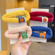 Children's hairpin large bubble sponge bb clip female face wash bangs hair clip forehead hair clip female clip headdress large smiley hairpin [Random 1 package]