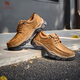 Camel (CAMEL) men's shoes autumn and winter breathable cowhide casual work shoes commuting high-end soft sole business leather shoes for men G13A307163 camel 40