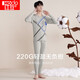 Hongdou Underwear Men's Pure Cotton Autumn Clothes and Autumn Pants Set Pure Cotton Printed Thin Cotton Sweater Cotton Pants Light Linen