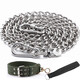 Wanlian 304 stainless steel dog chain large dog medium dog small dog iron chain collar dog leash anti-bite bulldog dog chain 3mm thick (20-40Jin Jin is equal to 0.5kg small and medium) 3 meters