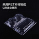 Dipur egg tart box packaging box 2 pieces baking packaging box household Portuguese tart transparent disposable commercial box