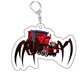 Charles Train Keychain acrílico Choo Charles Children's School Bag Pends Spider Train A+B+C Altura aproximadamente 5 cm