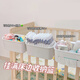 
Moshen bedside hanging basket baby bedside diaper diaper storage box bed fence storage bag crib storage bag new style - white hanging basket larger 1 layer