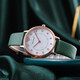 Emporio Armani Women Women European and American Watch Classic Small Green Watch Women Women Watch Chinese Valentine's Day Gift to Girlfriend Fashion Small Green Watch Belt Ar11150