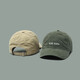 Qiu Zeng Japanese soft top comfortable baseball hat men's retro casual simple fashion baseball hat face showing small outdoor sun hat deep khaki single size adjustable