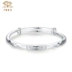 Chinese Jewelry Lucky Bracelet Women's Football Silver 999 Fashion Jewelry Bracelet Birthday Gift 30g + Rose Gift Box