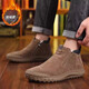 Langyanxuan Winter Snow Boots Мужской мех все в одном хлебе плюс бархатный утолщенный ватный ватный ватный туфли для мужских не скользящих модных туфлей хаки [добавлен бархат] 42 (260 мм)