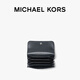 Michael Kors Mk Cooper Men's Presbyterian Flip portefeuille bleu foncé 502 ns