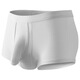 Sous-vêtements pour hommes à deux chambres, un support de scrotum divisé, shorts, coffre de séparation de cartouches à extrémité ouverte pour hommes sous-vêtements 2024 Nouveau style Gris foncé Modal Fenêtre XXL150-190JIN [Jin est égal à 0,5 kg]