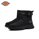 Dickies Botas de nieve Botas para hombres Winter New Men's Shoes Plus de algodón de terciopelo Botas Martin Botas de algodón engrosado de hombres Botas cálidas Black 41