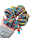 Songchuang Mengyu autumn and winter interesting colorful plaid large intestine hair tie cute low ponytail head rope niche ins style hair rope rubber band hair tie-color