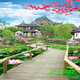 
CLCEY Internet celebrity live background cloth 3D three-dimensional landscape painting movable high-definition live room outdoor interior background wall ZP-13556 2.5 meters wide - 2.5 meters high (hook type)