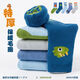 Chaussettes en laine pour chaussettes pour enfants épaissies et chaudes pour les garçons, les chaussettes pour enfants d'âge moyen et les vieilles enfants pour l'automne et l'hiver, les chaussettes épaisses pour le coton et le velours, chaude i12044 Terry Circle Smiley High Rubber Band-5 Double Packs, recommandé pour 13 à 15 cm de long pendant 3-5 ans