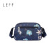 LEIF Bolso de hombro de LEIF de mujer Bolsa doble impresa en forma de doble lienzo