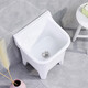 Lefit (lfte) bathroom ceramic wash mop pool balcony mop trough household Taiwan control large, medium and small mop basin courtyard mop pool 910 manual water delivery to home
