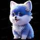 
Cute internet celebrity dog ​​super cute puppy stickers personalized decoration refrigerator toilet stickers car stickers children's room wall stickers YJ1424 20 cm