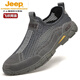 Jeep Spirit Sandals Zapatos para hombres para zapatos de malla de verano zapatos livianos sin deslizamiento de gran tamaño al aire libre.