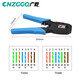 CNZGGQ Spring Festival delivery multi-functional household network cable pliers set thickened network cable monitoring crystal head crimping wiring pliers three-piece network cable pliers set without tester