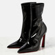 Christian Louboutin New Year Gift Exclusive Sale Women's Embellished Ankle Boots P00766592 Black 40 CN 40