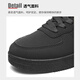 Bonaling-Schuhe Herren-Freizeitbrettschuhe Arbeitsschuhe Frühlings- und Sommergrößen-verstärkt atmungsaktive Sportschuhe Herren koreanische Schuhe schwarz [42]