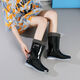 Nrdcz Regenstiefel Frauen wasserdichte weiche Sohle Wasserschuhe mittelschwerem Mode Kurzrohr Regenstiefel Student Regenstiefel Nicht-Rutsch warm warm warm war warme Lange Röhrchen Frauen Regenstiefel 920 mittelgroße Röhre dunkelgrüne Einzelschuhe (Standardgröße) 38