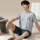 
Modal pajamas men's thin summer shorts shorts pure cotton breathable summer outfit soft home clothing 16761 L