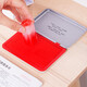 Deli Quick Trockendruckplattform Schnelle Trockenbank Finanzdicht verwenden Öl zum Trockendichtung Tinte Hülle 9892 Rot/mittelgroße Eisenbox-Basis + 10 ml Drucköl