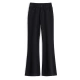 Pierre Cardin jeans women's spring high waist all-match elastic slim flared wide-leg pants trousers EPGMS1920 black 30