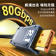 ULT-unite优籁特Mini DP转DP2.1转接线16K60Hz高清360Hz高刷电竞视频转换器苹果微软Surface电脑接显示器1米