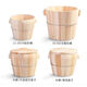 Steamed rice wooden barrel, fir wood steamed rice barrel, kitchen large and small rice steaming artifact, household commercial steamer, handmade, low sugar, 24cm wooden bottom with lid, steamed about 2.5Jin, Jin is equal to 0.5kg of rice