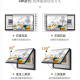 Shunjixiangli modern simple electric meter box decorative painting push-pull-free punch-punch living room multimedia electric box hanging painting switch restaurant mural JD12033 bright future 55*45cm (block 45*35) left push-pull black frame