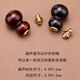 Huanyun Pavilion El sándalo rojo negro se puede desenroscar el llavero de la calabaza hueca del llavero colgante de la calabaza del llavero y las mujeres adornos de llavero de llavero rojo llavero