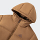 Adidas Herren leichte Sportsport- und spritzdichtes und warmes Kapuzenjacke JV6189 Khaki M.
