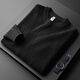 Prideme Light Luxury Winter Burned Algody Sweater Hombres de manga larga Jacquard Patrón de jacquard Sweater Cuello redondeado Top PG9901-Apricot M [Sugerión de peso: 100-120Jin [Jin equivale a 0.5 kg]]