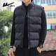 Pull back vest men's thickened warm stand-up collar printed waistcoat vest fashionable vest men's autumn and winter Korean style casual jacket
