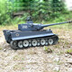 
Henglong Large German Tiger Remote Control Tank Car Model Car Children's Toy Model Metal Track Boy Gift Professional Deluxe Edition (all metal wheels without telescopicity) Fun 7000 Electricity (can play for about 180 minutes)