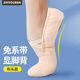 Zhiyou companion adult dance shoes, ballet professional practice shoes, women's soft sole, lace-free, children's dancing skin color body cat claw shoes