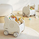 Babyviva Children's Hand-Push Storage Cart Simulation Play House Toy Storage Baby Cart Cart Cart Supermarché d'anniversaire Cadeau