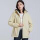 Holzspecker (Tucano) Plus Samtintegrierte Jacke für Frauen, einschichtige Außen- und Winterbergsteigerjacke Jacke warme weiche Schale Windbrecher 9930S-2 Desert Yellow-Woman [Camouflage] xl