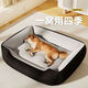 Long Xiao Pet Doghouse Cat Doghouse Pet Bed Comfortable and Breathable Four Seasons Universal Teddy Large Dog Small Dog Medium Dog Mat Gray Small 60*45*15 Recommended 15 Jin [Jin equals 0.5 kg]