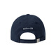 EMIS hat couple casual and fashionable soft top cap cap same color Coke logo navy blue baseball cap same color badge baseball cap - navy blue