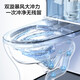 Jomoo Jiumu Baño Batillo Glaze para el baño Siphon Syphon Baño de ahorro de agua INAUMENTO ORDINARIO 1396 SIPHON IMPACT MODEL 1396 Instalación del modelo de impacto de sifón 305 mm '